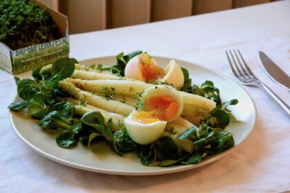 Spargel mit Eier