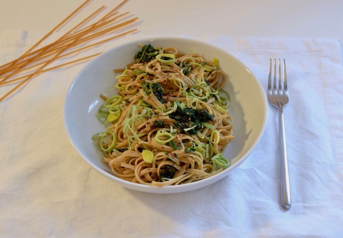 Spaghetti mit Spinat und Knoblauch - Preferences of Lisa