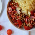 Tomaten Pasta Salat mit Pesto