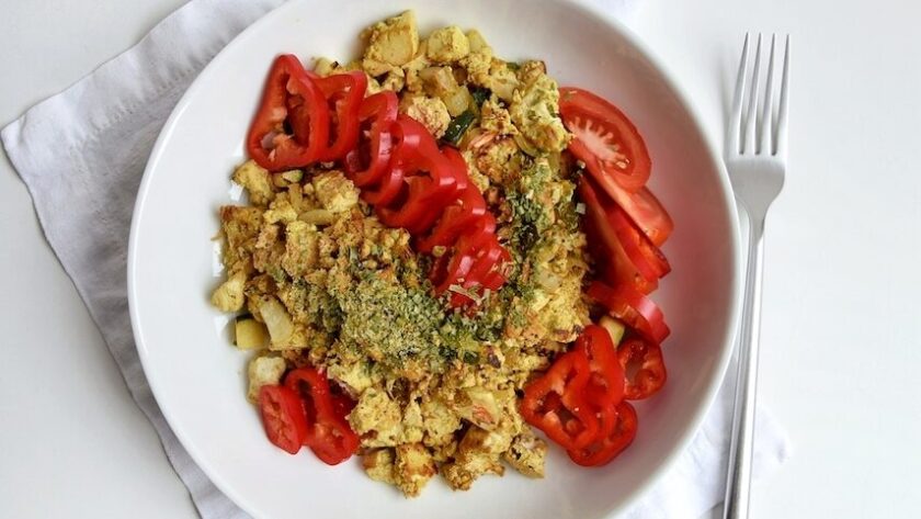 Scrambled tofu