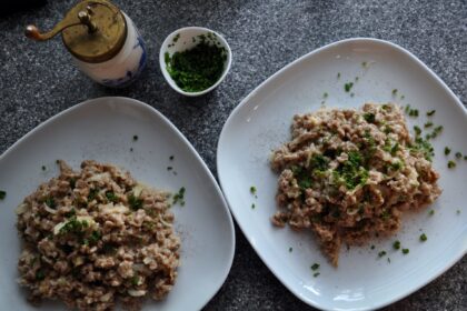 Vegane Käsespätzle