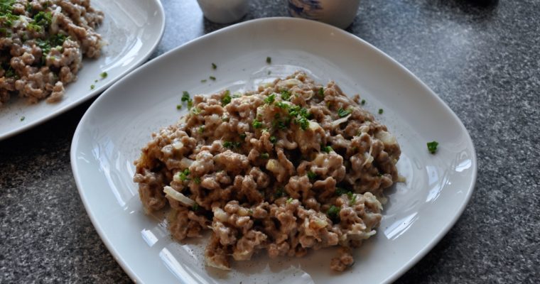 Vegane Käsespätzle