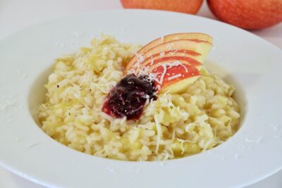 Risotto alle mele 