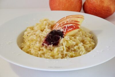 Risotto alle mele