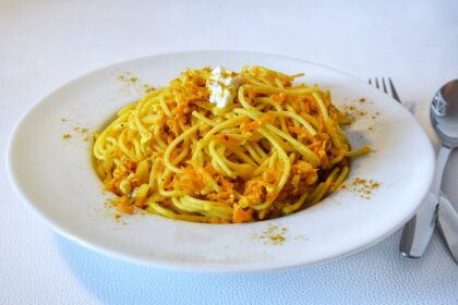 Curry Cottage Cheese Pasta