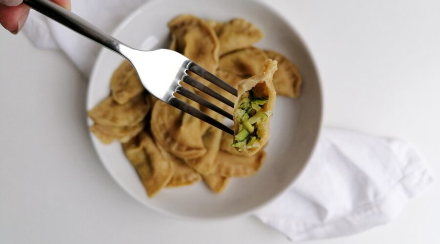 Ravioli mit Zucchinifüllung