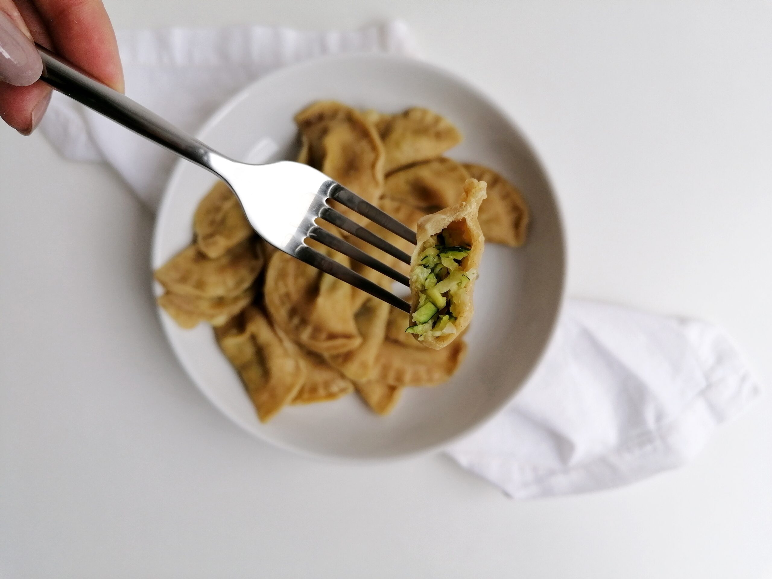 Ravioli mit Zucchinifüllung